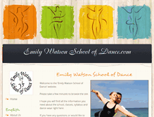 Tablet Screenshot of emilywatsonschoolofdance.com